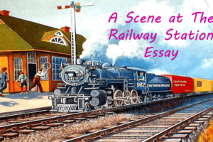 A Scene at The Railway Station