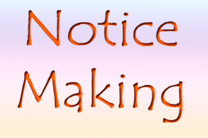 Notice-Making